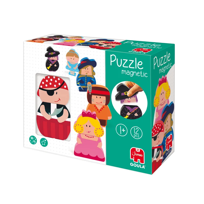 Goula - Magnetic Interchangeable Characters Puzzle