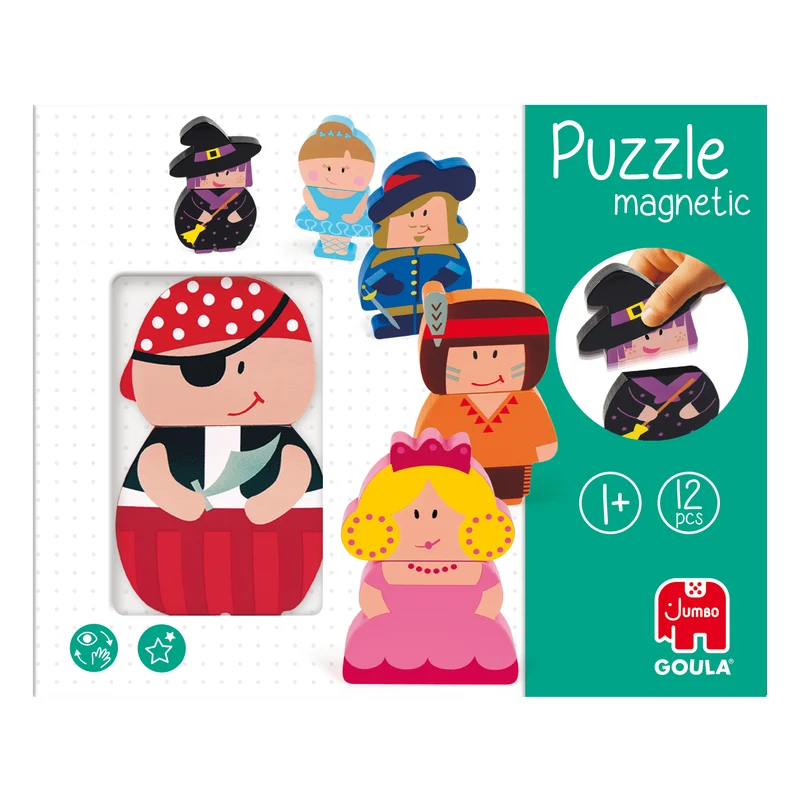 Goula - Magnetic Interchangeable Characters Puzzle