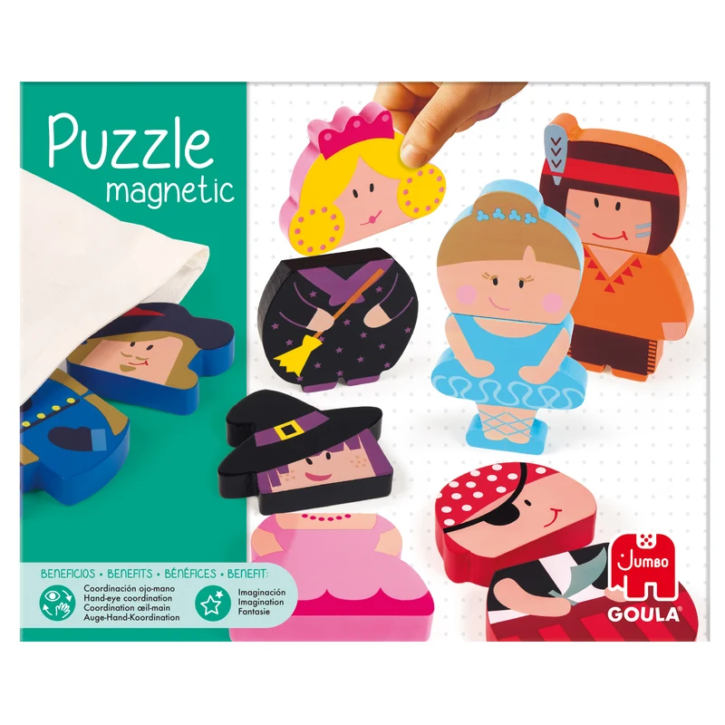 Goula - Magnetic Interchangeable Characters Puzzle