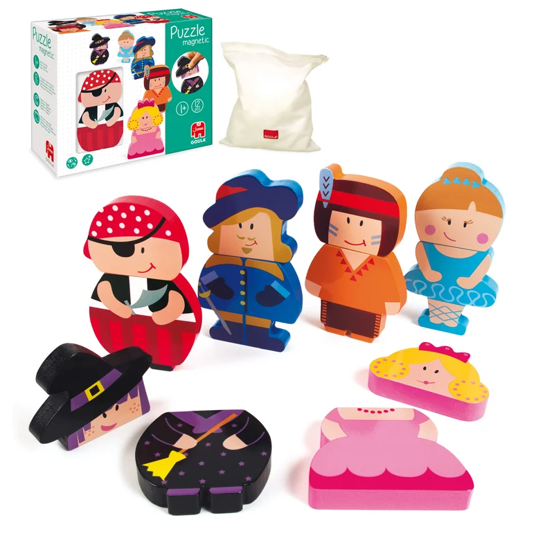 Goula - Magnetic Interchangeable Characters Puzzle