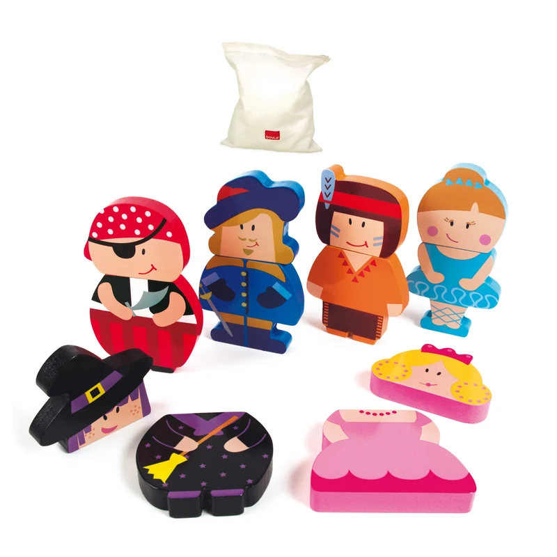 Goula - Magnetic Interchangeable Characters Puzzle