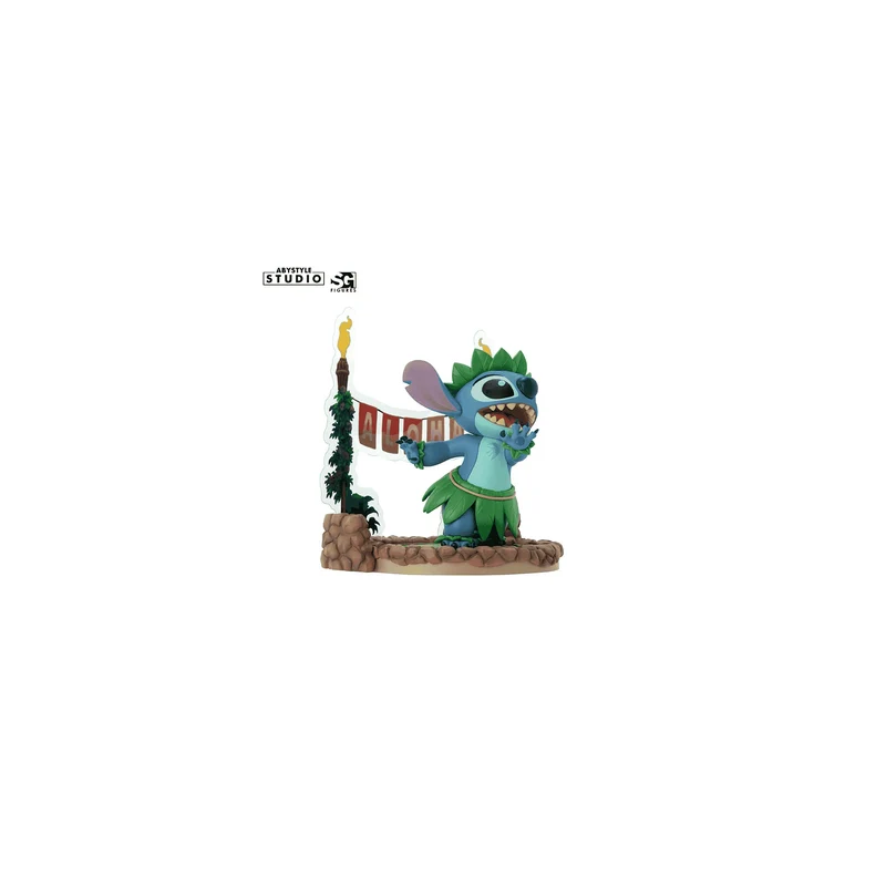 Figura de Stitch Bailando Hula – ¡Aloha Desde el Espacio!