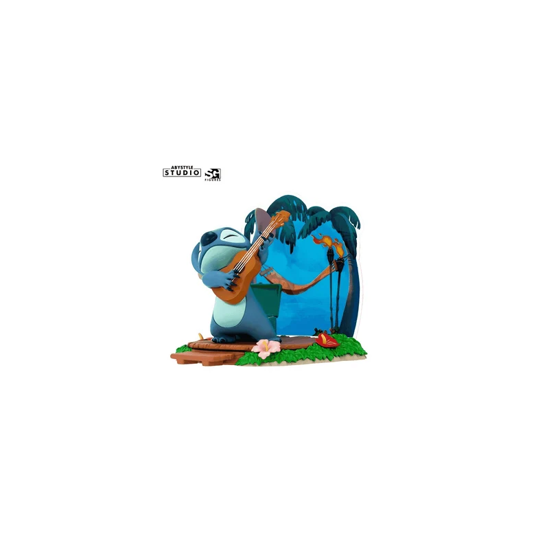 Figura de Stitch con Guitarra – ¡El Extraterrestre Rockero de Disney!