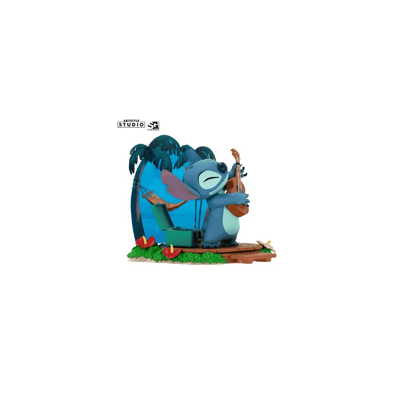 Figura de Stitch con Guitarra – ¡El Extraterrestre Rockero de Disney!
