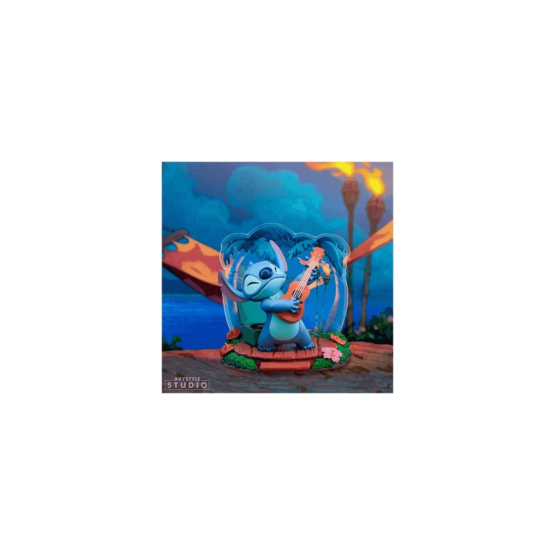 Figura de Stitch con Guitarra – ¡El Extraterrestre Rockero de Disney!
