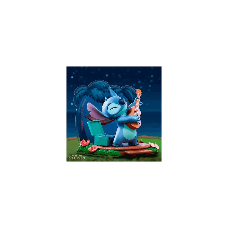 Figura de Stitch con Guitarra – ¡El Extraterrestre Rockero de Disney!