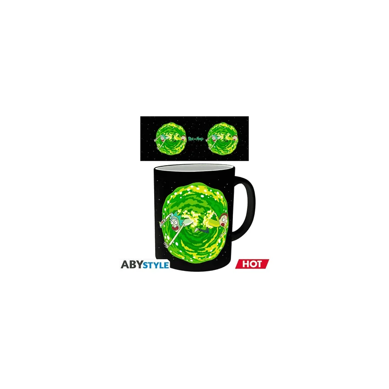 Rick and morty taza mágica portal 320 ml