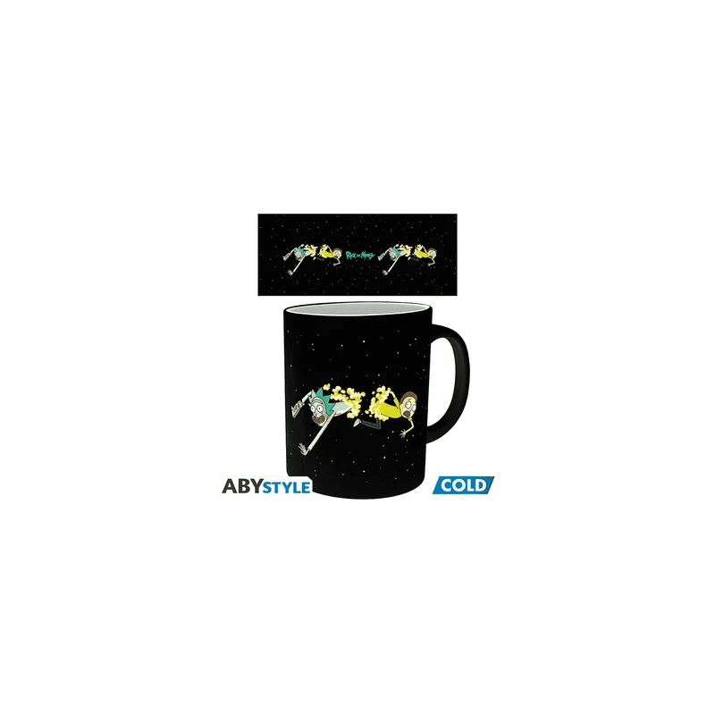 Rick and morty taza mágica portal 320 ml