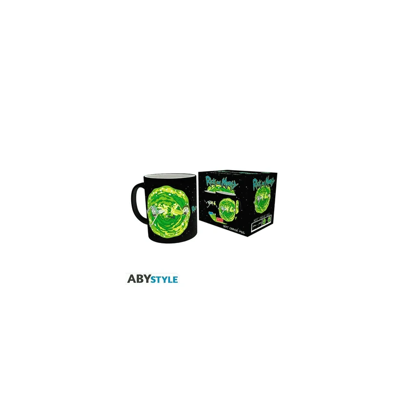 Rick and morty taza mágica portal 320 ml