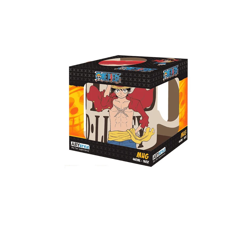 ONE PIECE Taza Luffy & Wanted 460 ml