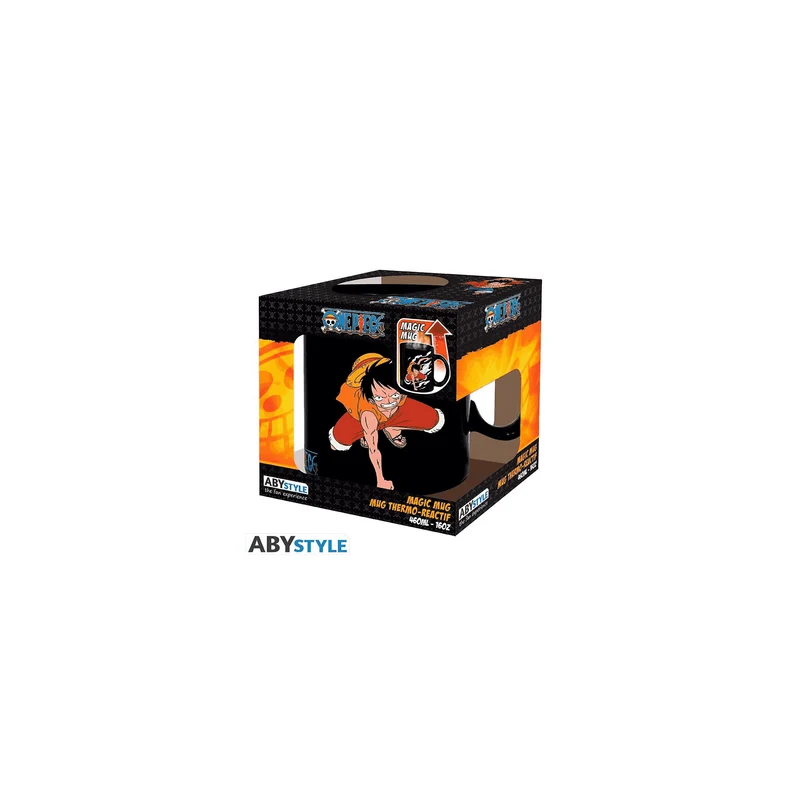 ONE PIECE Taza mágica Luffy & Ace 460 ml