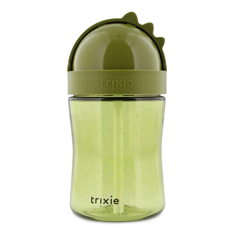 Vaso con pajita Mr. Dino · Trixie