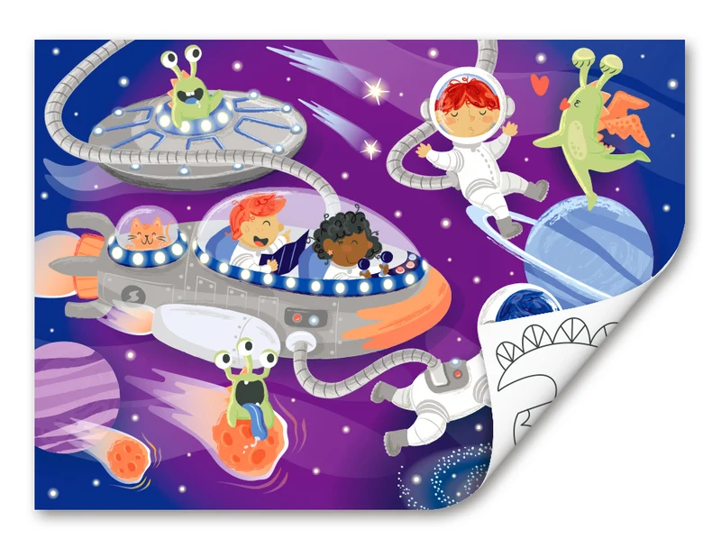 Puzzle amigos del espacio · Hape