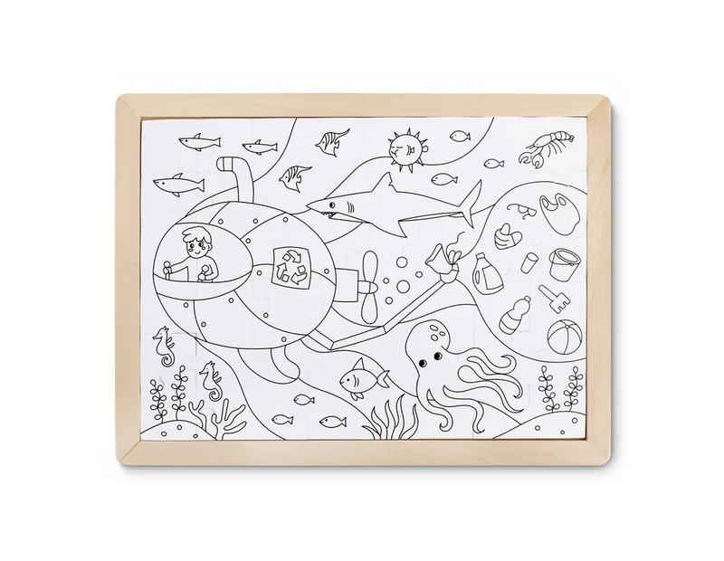 Puzzle rescate del océano · Hape