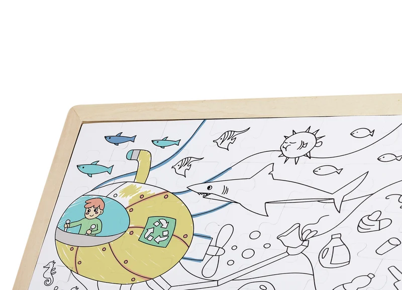 Puzzle rescate del océano · Hape