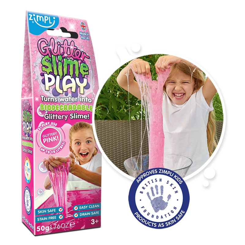 Glitter Slime Play Rosa · Zimpli