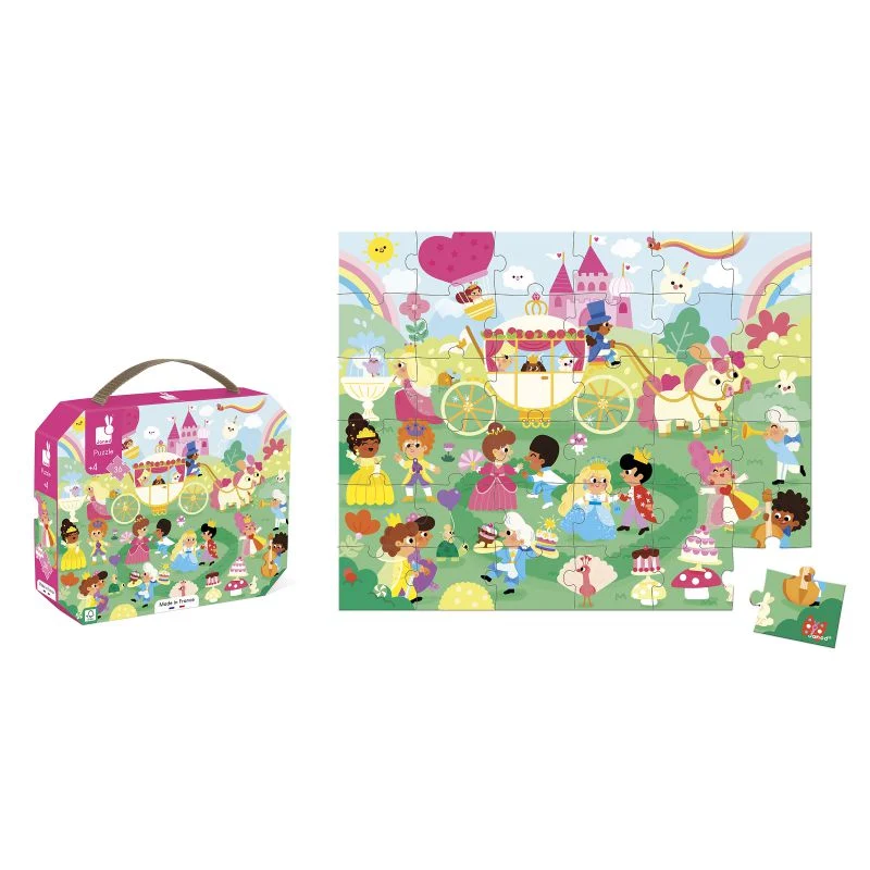 Puzzle Las Princesas 36 piezas · Janod