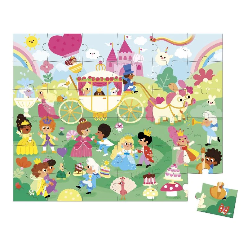 Puzzle Las Princesas 36 piezas · Janod