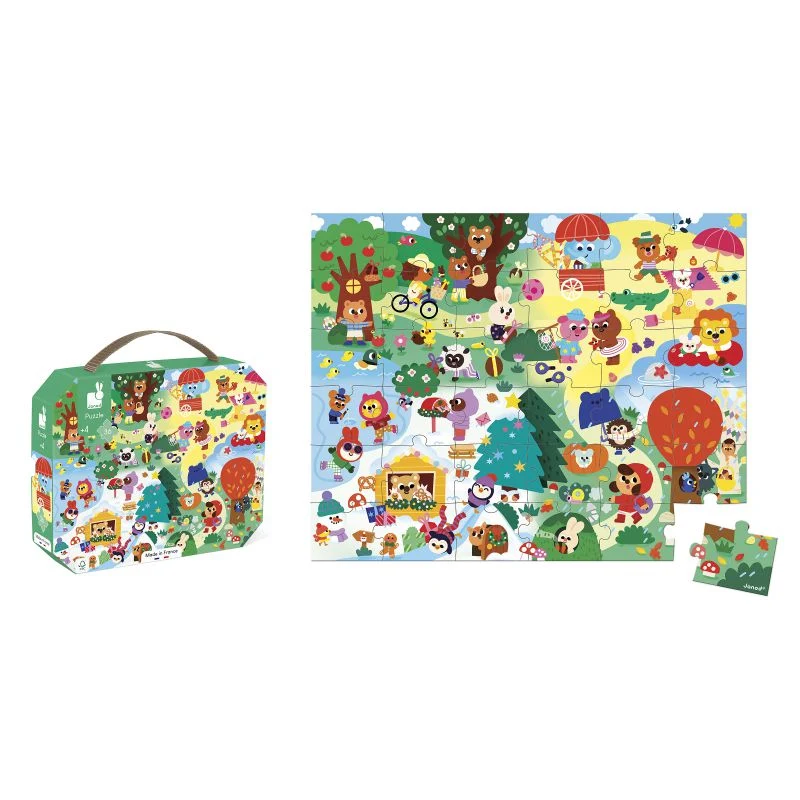 Puzzle Las 4 Estaciones 36 piezas · Janod