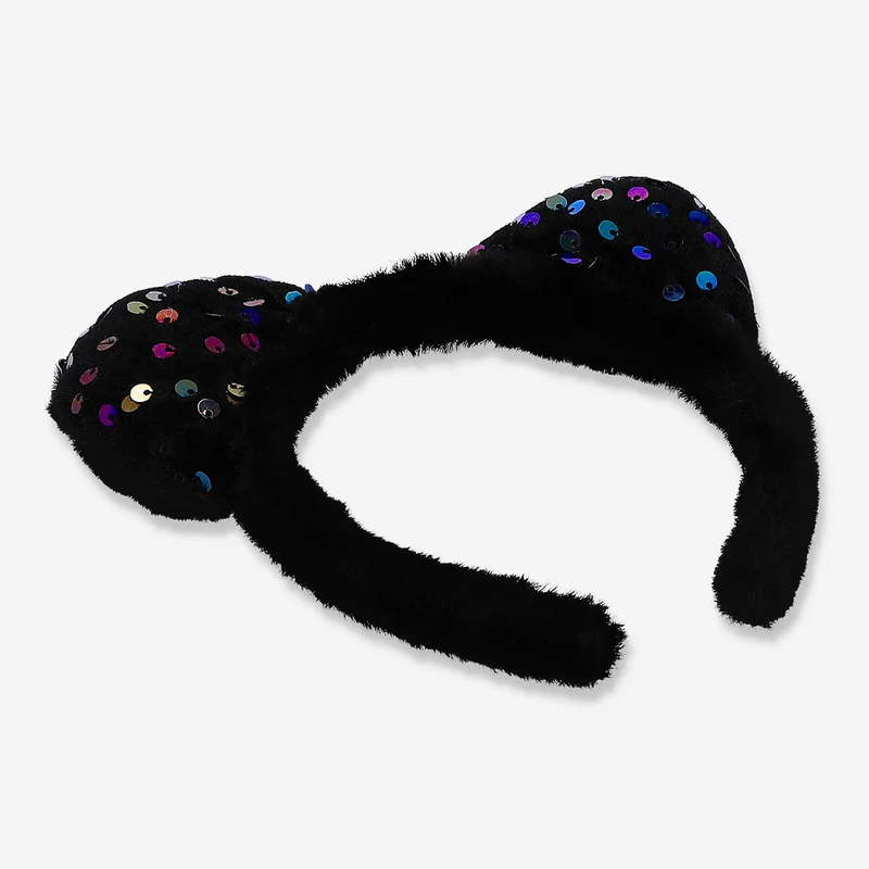 Hairband with sequin cat ears - For kids