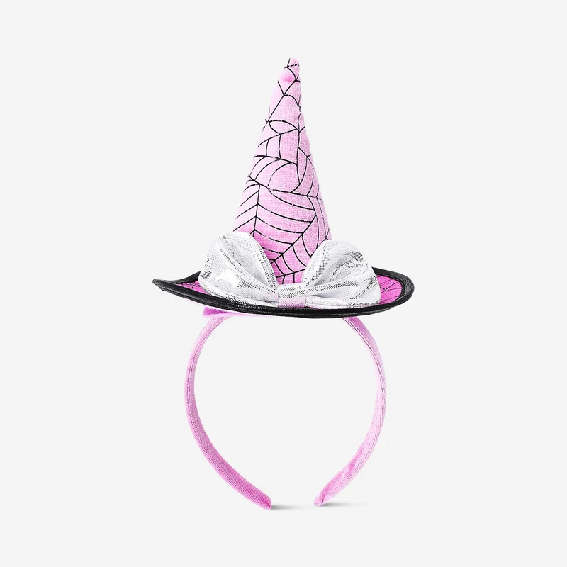 Hairband with witch's hat and bow - For kids