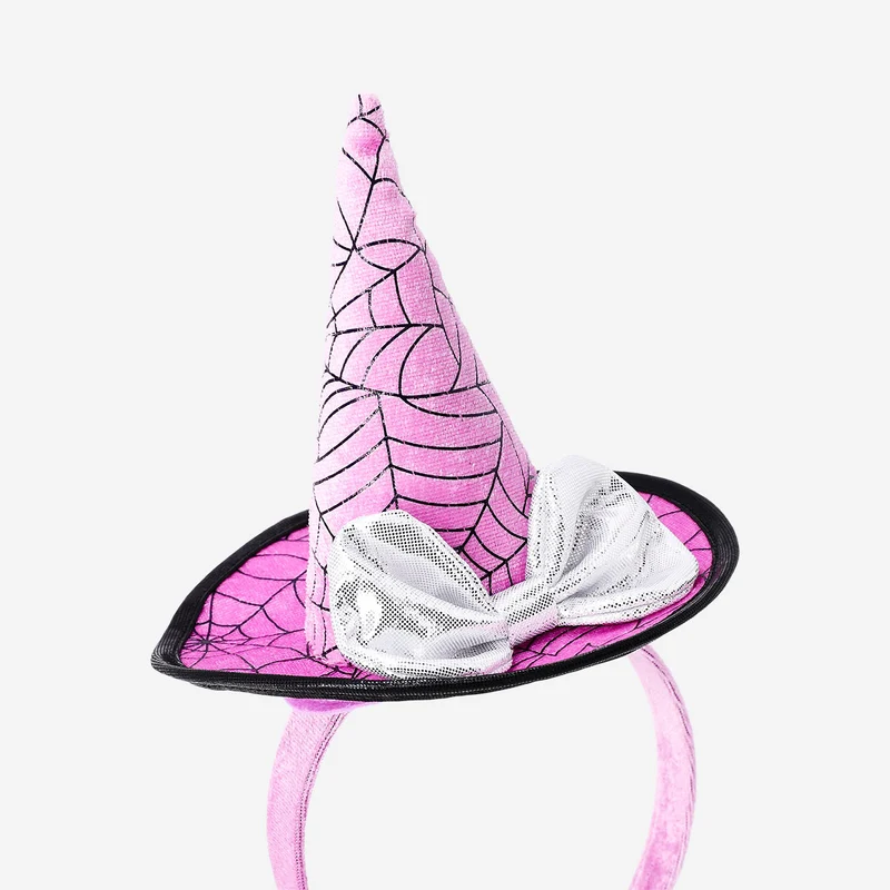 Hairband with witch's hat and bow - For kids