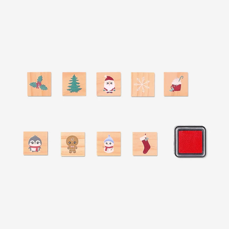 Christmas stamps - 9 pcs