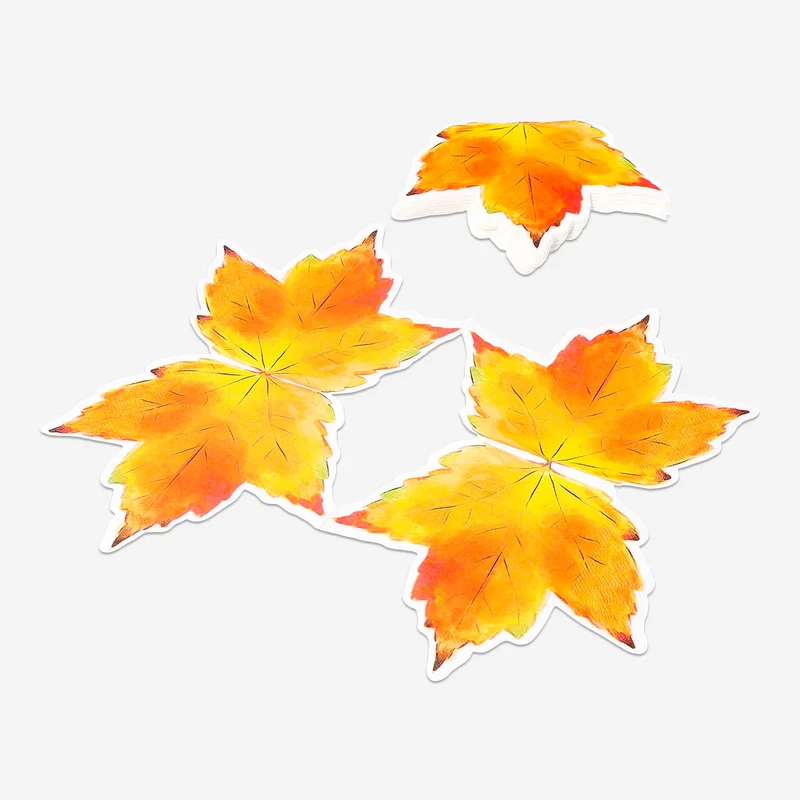 Autumn leaf napkins - 16 pcs