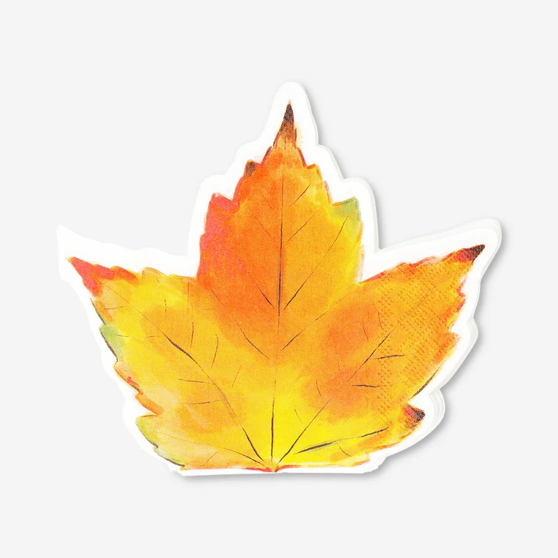 Autumn leaf napkins - 16 pcs