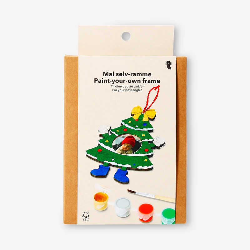 DIY Christmas tree frame