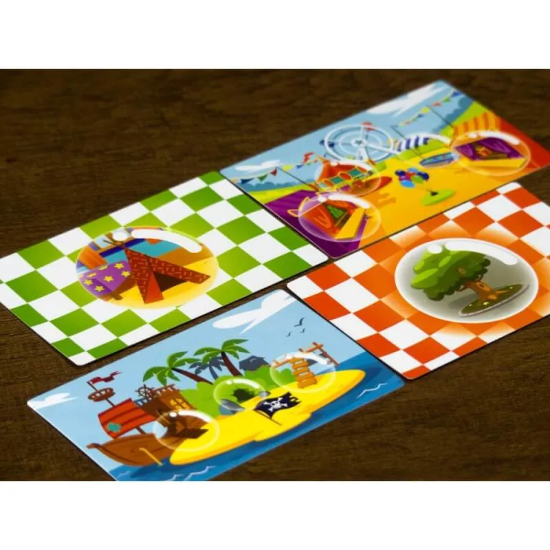 Mundo Burbujas - Juego de mesa - Mercurio - 1-2 jugadores - 4+ años - 10 min