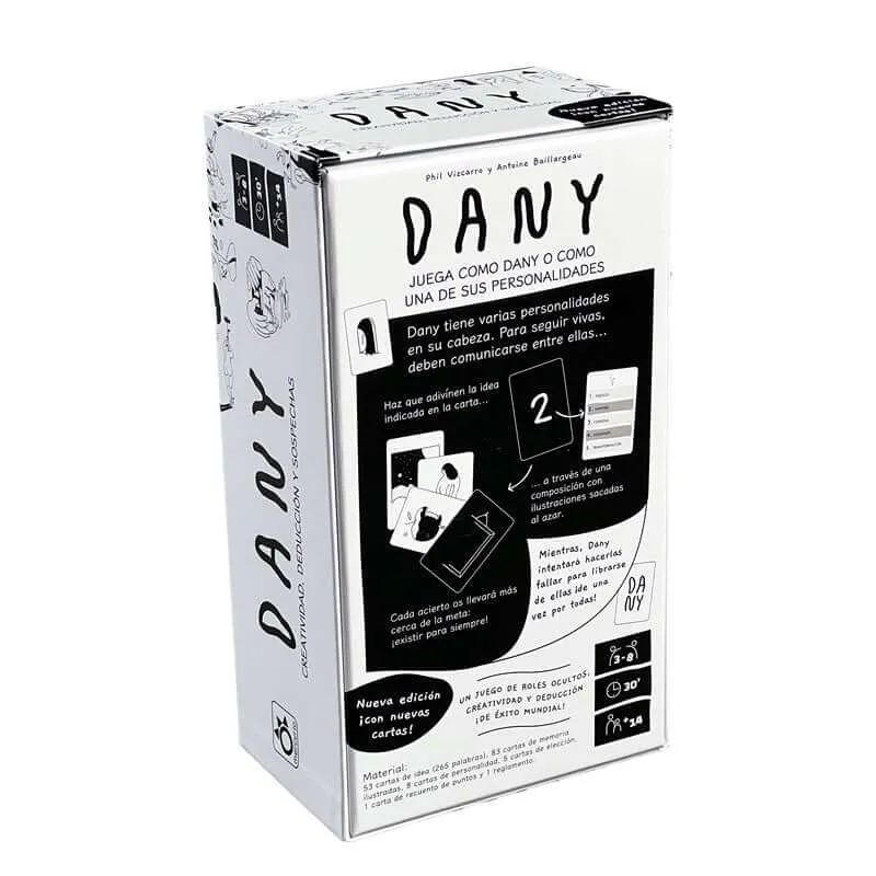Dany - Juego de mesa - Mercurio - 3-8 jugadores - 14+ años - 30 min