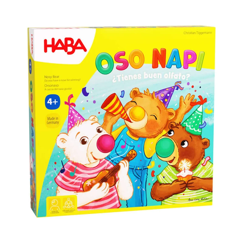 Oso Napi - Juego de mesa - Haba - 2-4 jugadores - 4+ años - 10 min