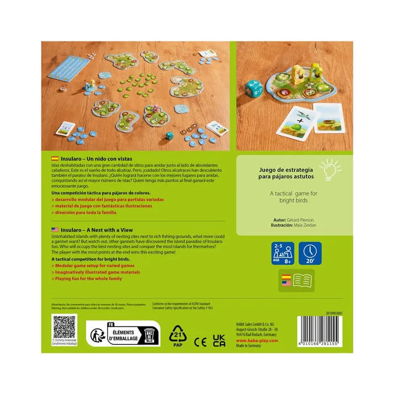 Insularo - Juego de mesa - Haba - 2-5 jugadores - 8+ años - 20 min