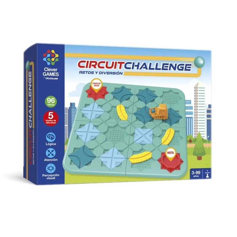 Circuit Challenge - Juego de mesa - Clever Games - 4+ años
