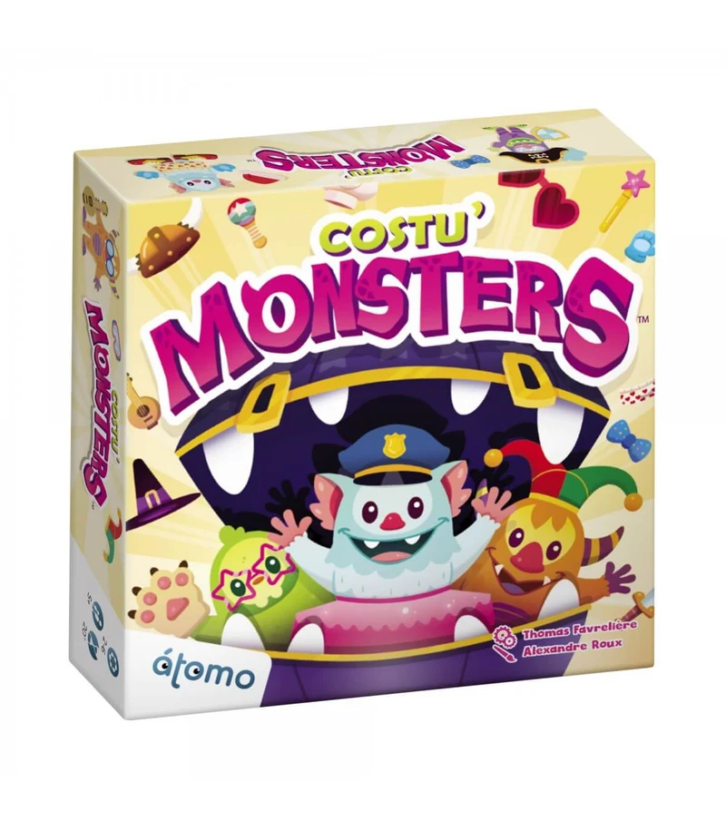 COSTU' MONSTERS - Juego de mesa - Atomo - 2-6 jugadores - 5+ años - 20 min