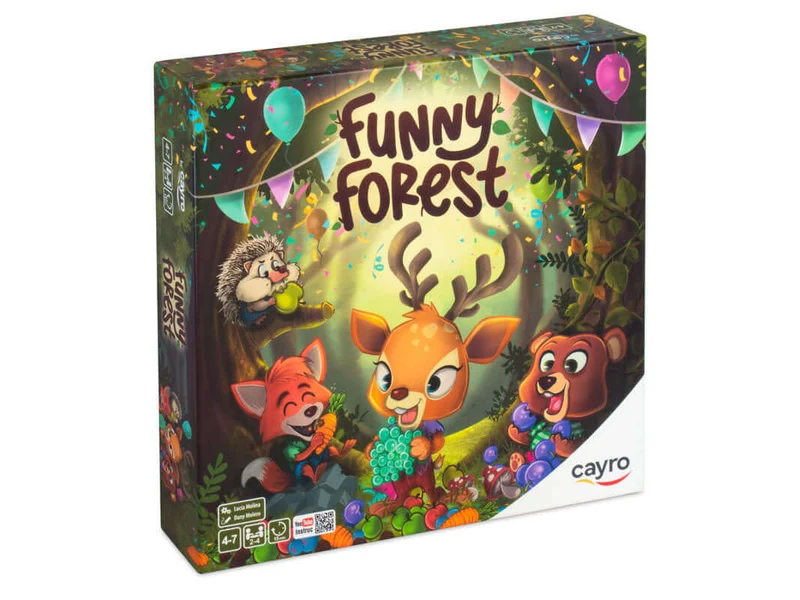 Funny Forest - Juego de mesa - Cayro - 2-4 jugadores - 4-7 años - 15 min