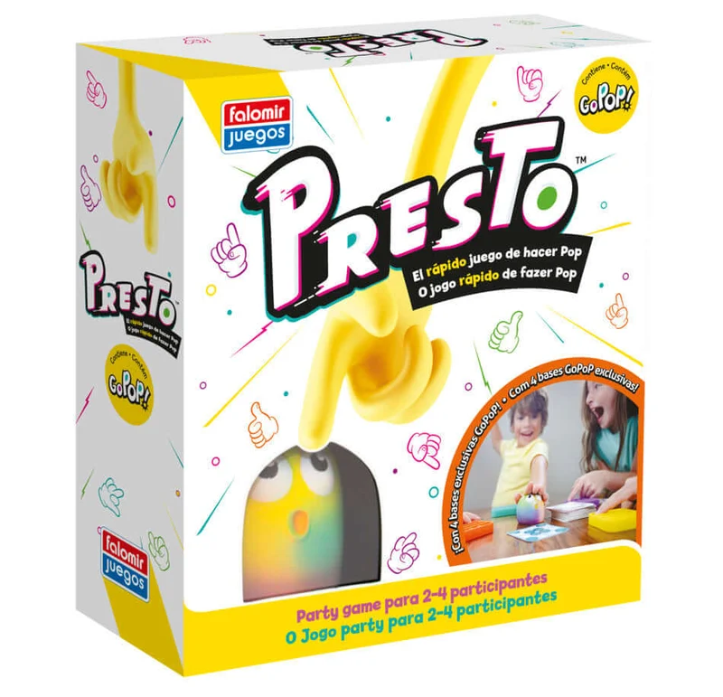 Presto - Juego de mesa - FALOMIR - 2-4 jugadores - 6+ años - Menos de 30 min