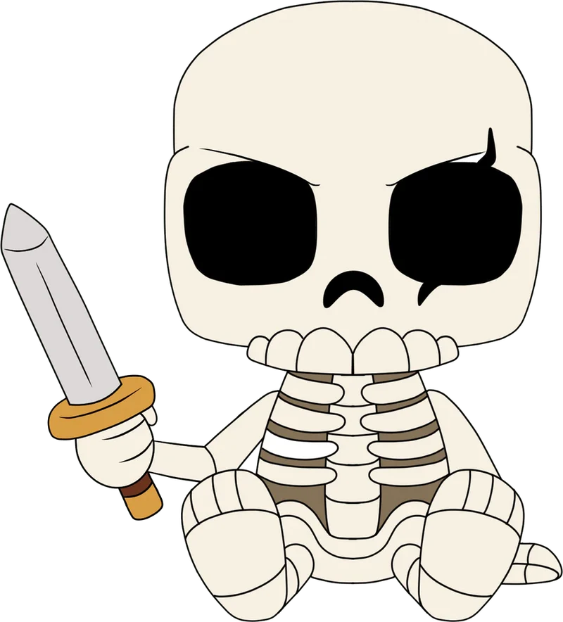 Youtooz Plush: The World Of Clash - Clash Skeleton Peluche 9 Pulgadas
