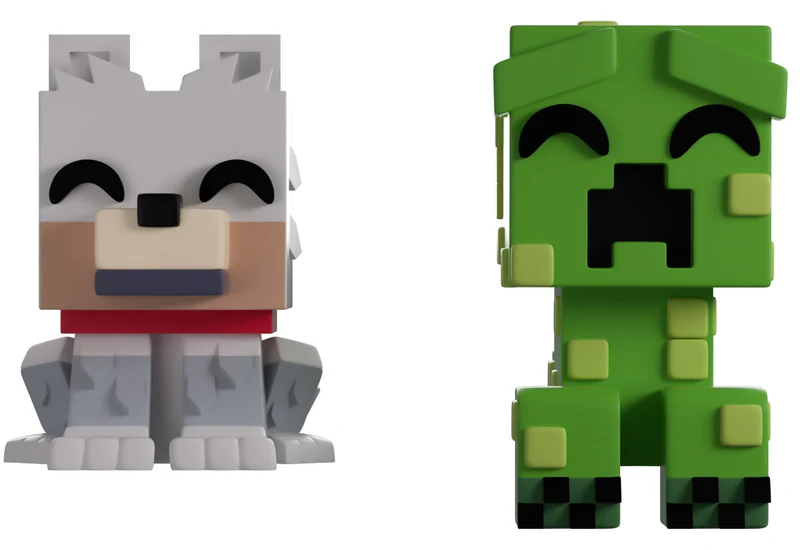 Youtooz Games: Minecraft - Wolf and Creeper Monitor Buddiez