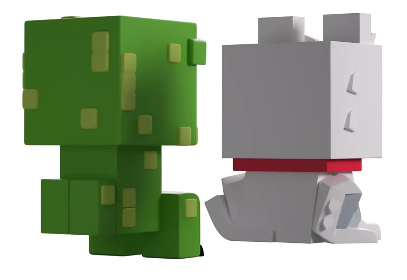Youtooz Games: Minecraft - Wolf and Creeper Monitor Buddiez