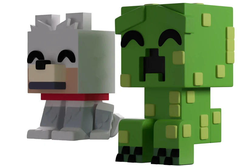 Youtooz Games: Minecraft - Wolf and Creeper Monitor Buddiez