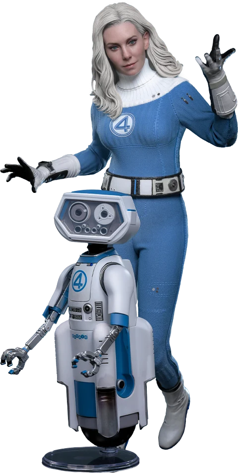 Hot Toys Movie Masterpiece Series: Marvel Los 4 Fantasticos - Mujer Invisible Deluxe Escala 1/6