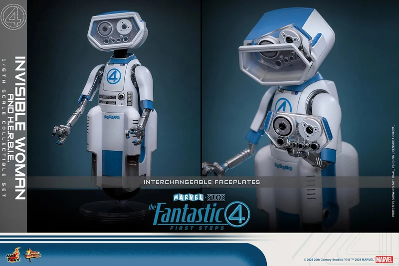 Hot Toys Movie Masterpiece Series: Marvel Los 4 Fantasticos - Mujer Invisible Deluxe Escala 1/6