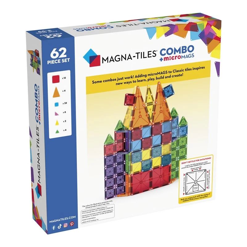 Magna-T Combo + MicroMags Set 62 piezas