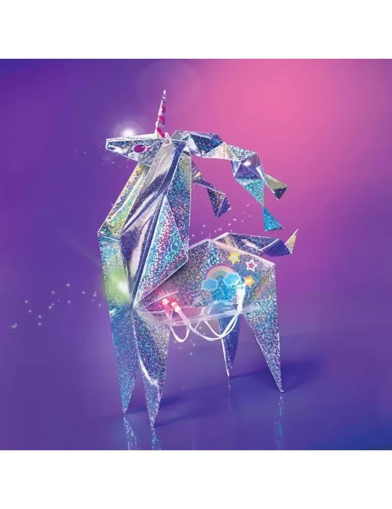 KidzMaker Origami de Unicornio Brillante · 4M