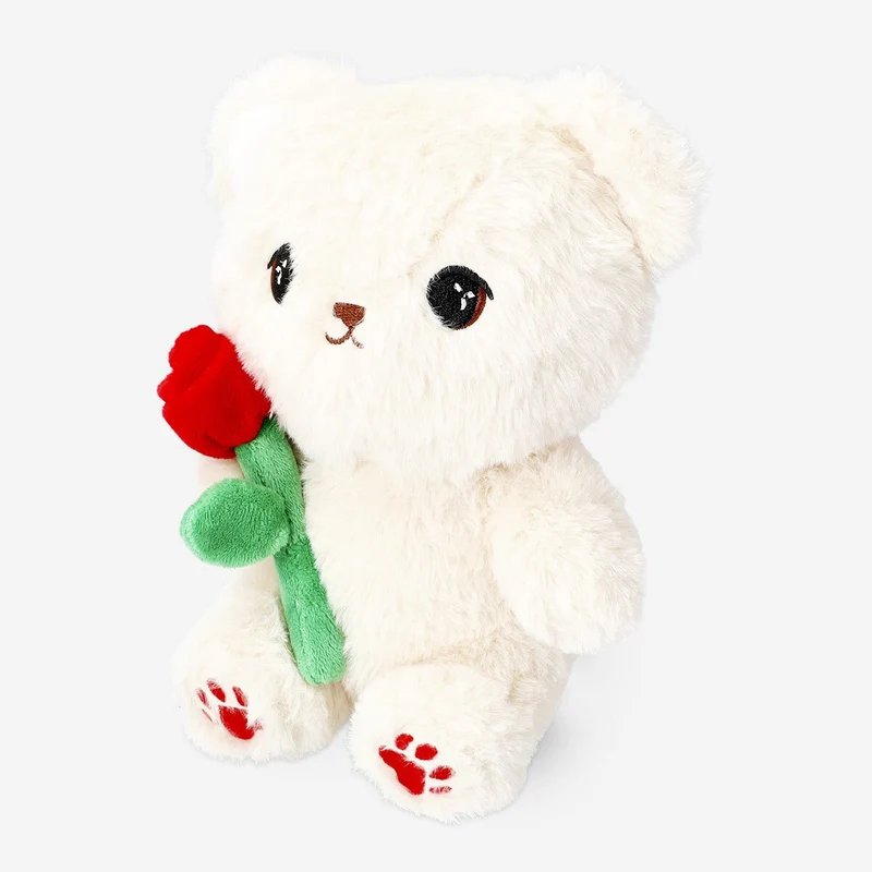 Teddy bear with rose