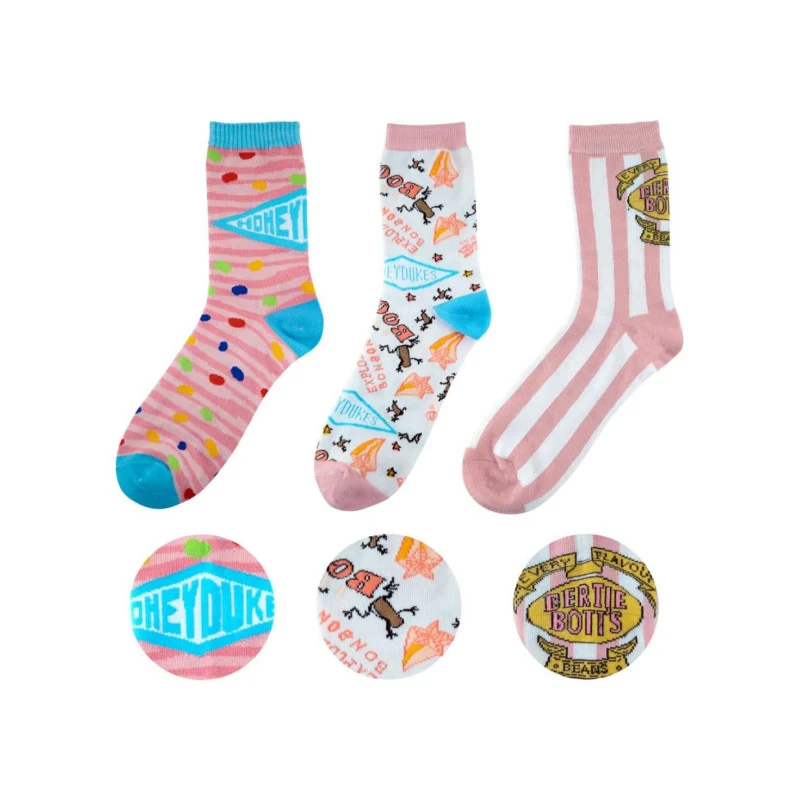 Set 3 Pares de Calcetines Honeydukes - Harry Potter