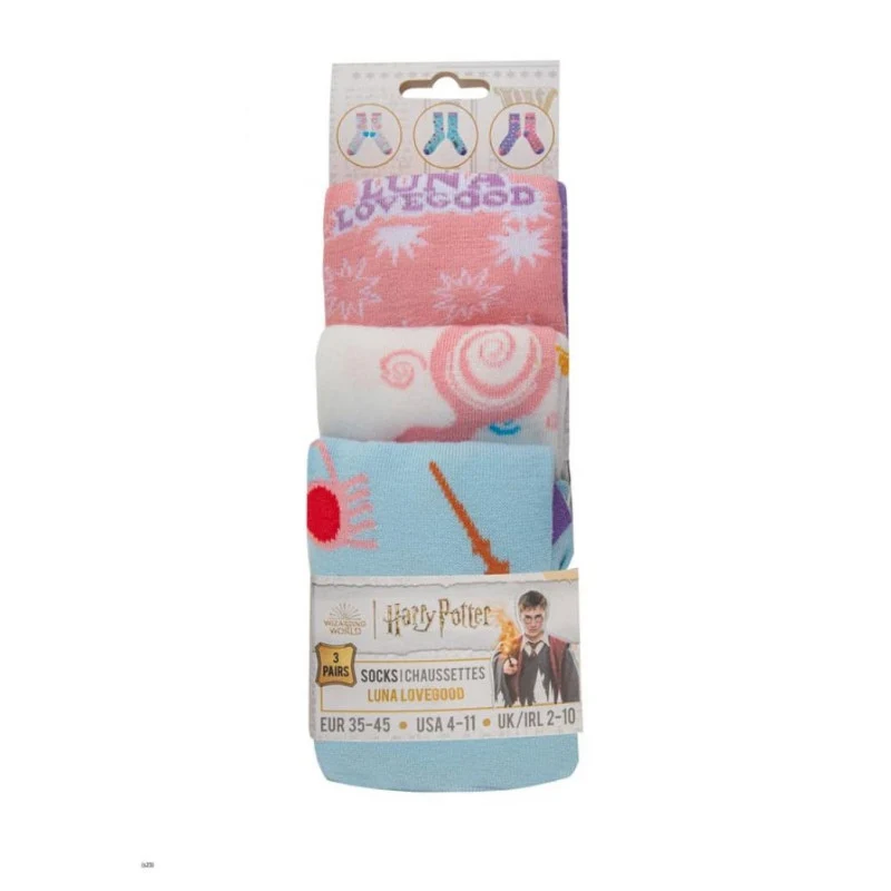 Set 3 Pares de Calcetines Luna Lovegood - Harry Potter