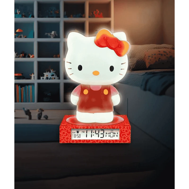 Lámpara 3D con Despertador Hello Kitty and Friends